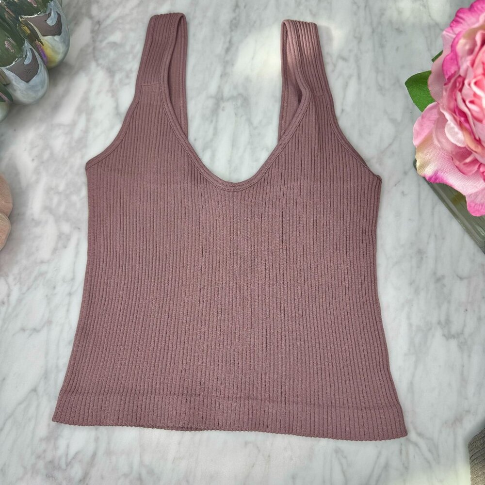 Anemone Ribbed Seamless Tank Top